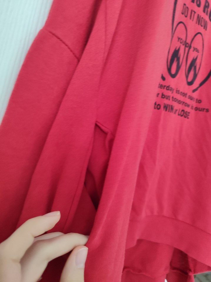 Renkli Baskılı Kadın Sweatshirt - Görsel 2