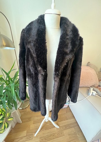 American Vintage Sikligin Simgesi Siyah Pelus Kurk Ceket