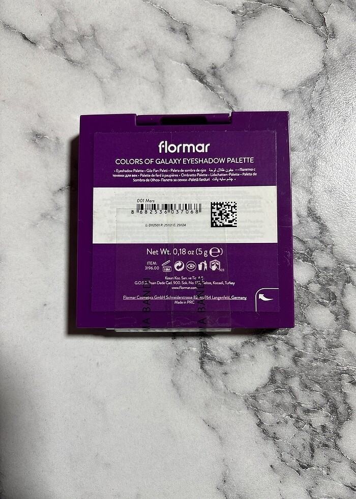 FLORMAR FAR PALETİ - Görsel 3