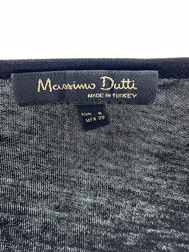 s Beden siyah Renk Massimo Dutti Bluz %70 İndirimli.