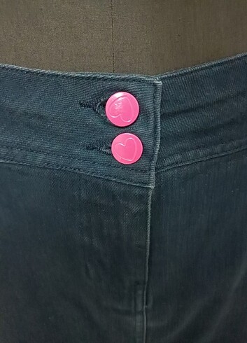 Gas Jeans Mini Kot Etek