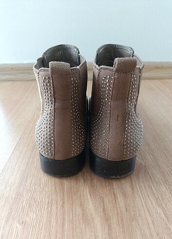 38 Beden camel Renk Taşlı Bot