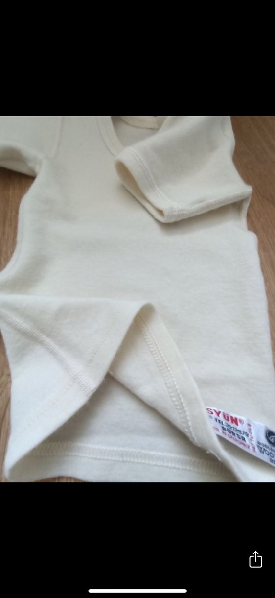 Saf Yün Çocuk İçlik Seti - Görsel 3