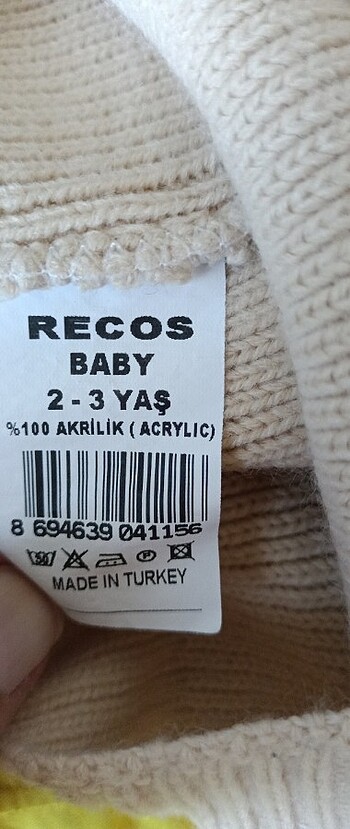 2 Yaş Beden ten rengi Renk Bebek tulum 2 yaş