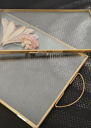 Zara Home Bej Cam Kapaklı Makyaj Organizeri