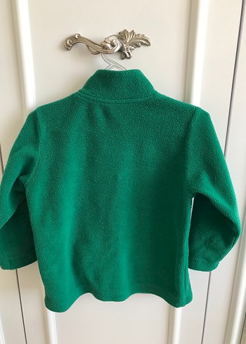 Yeşil Fermuarlı Erkek Çocuk Polar Ceket - Görsel 5