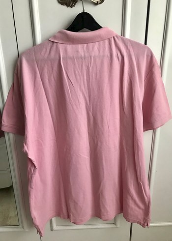 Erkek Pembe Kısa Kollu Polo Tişört - Görsel 4