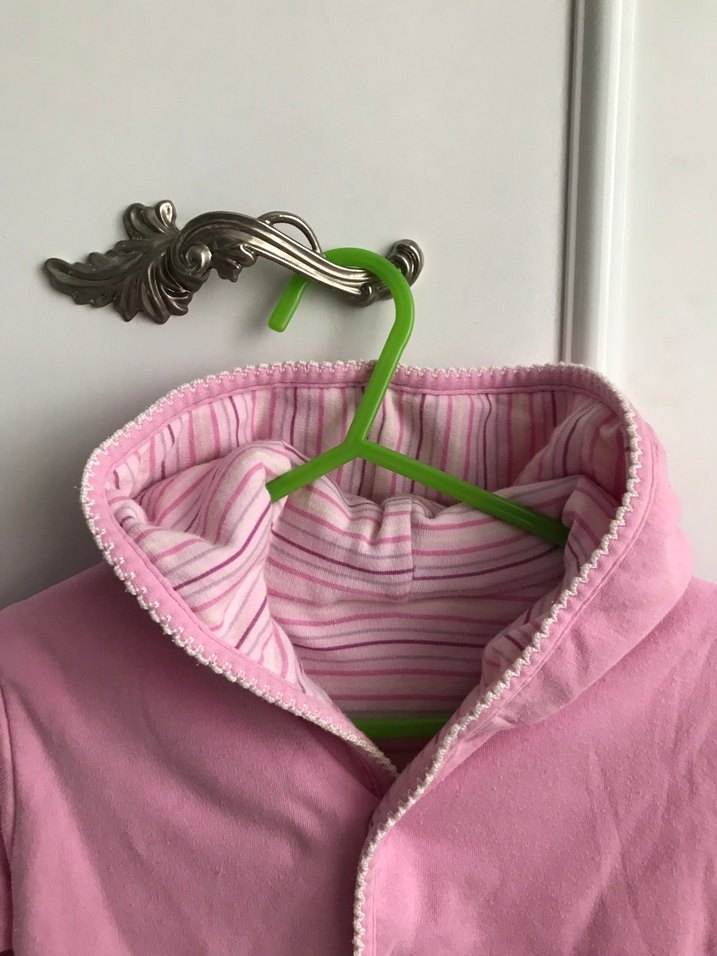 Kız Çocuk Pembe Kapüşonlu Mont - Görsel 3