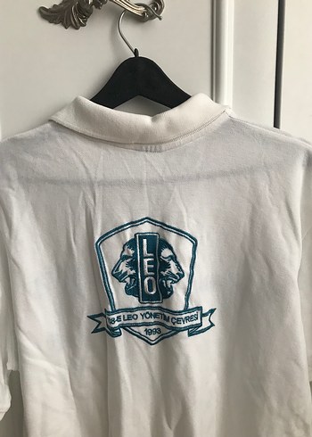 Beyaz Pamuklu Erkek Polo Tişört - Görsel 6