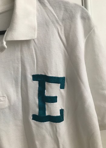 Beyaz Pamuklu Erkek Polo Tişört - Görsel 3