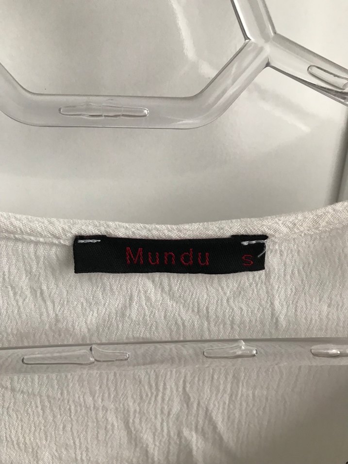 Nakışlı, V Yakalı, Uzun Kollu Bohem Bluz - Görsel 3