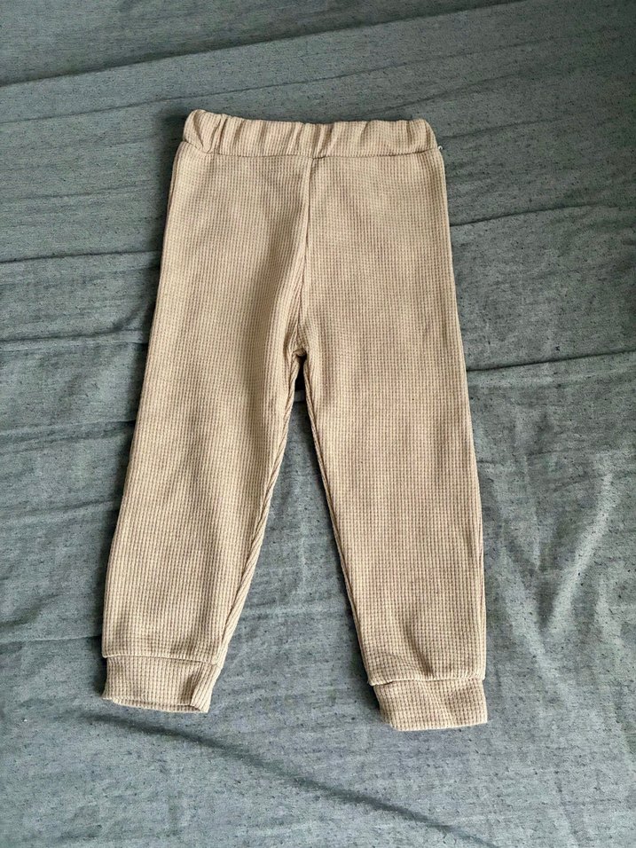 Bej Bebek Takımı, Uzun Kollu, Bisiklet Yaka - Görsel 4