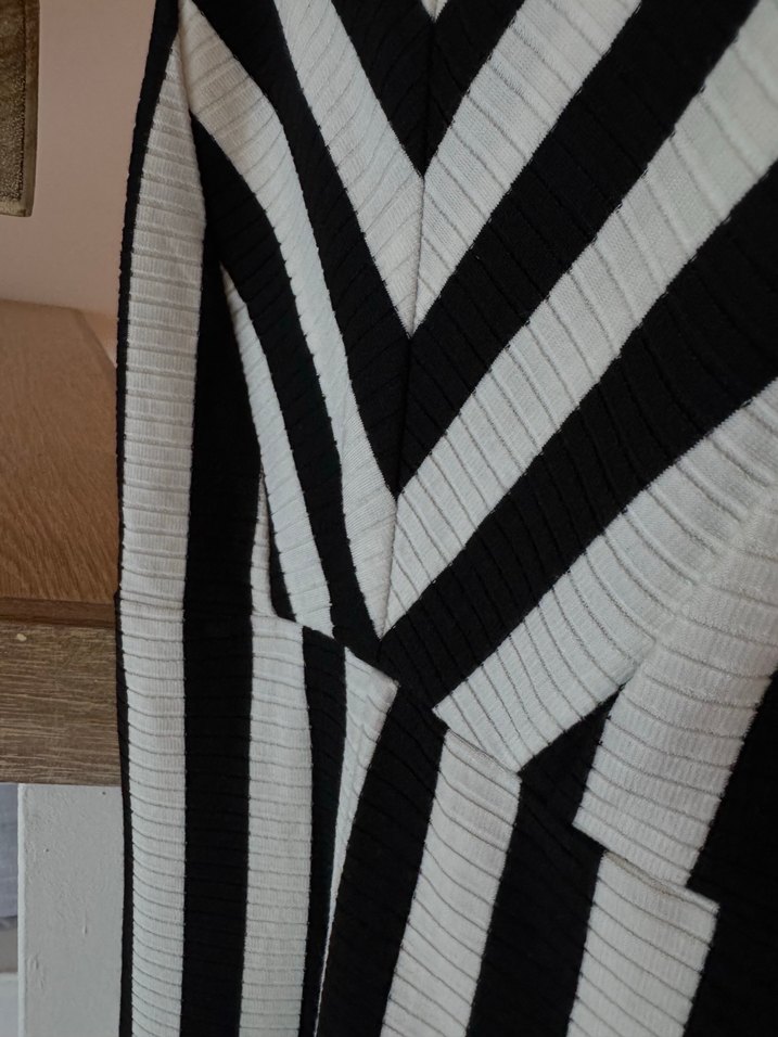 Kadın Çizgili Uzun Askılı Tulum - Görsel 3