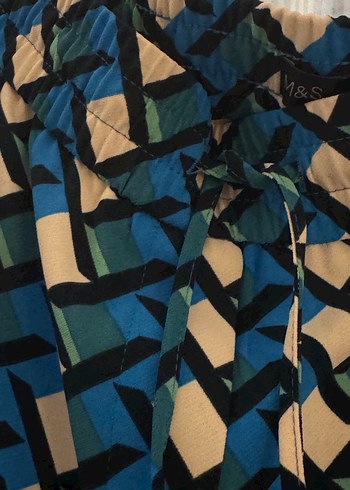 Marks & Spencer Kadın Bol Kesim Kumaş Pantolon - Görsel 3