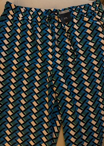 Marks & Spencer Kadın Bol Kesim Kumaş Pantolon - Görsel 2