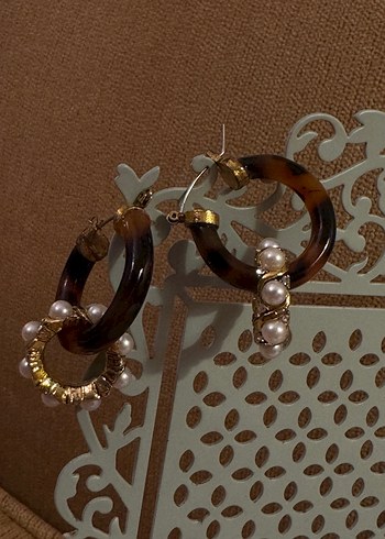 İnci Detaylı Zara Küpe - Görsel 2