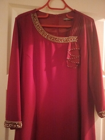 Bordo elbise