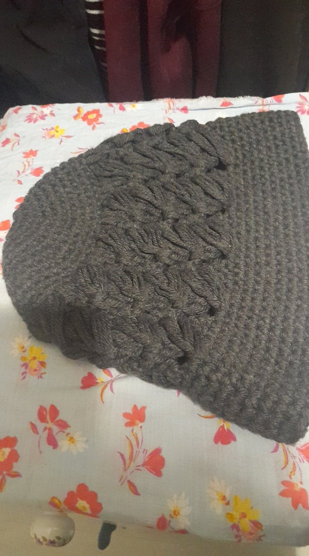 Örgü Kadın Bere - Bohem Tarz - Görsel 3