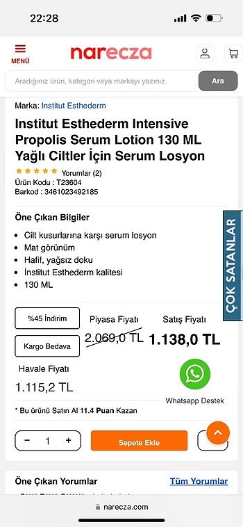 Esthederm Esthederm Intensive Propolis Serum