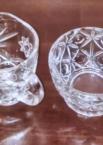 2 Parça Vintage Şekerlik ve Sütlük - Görsel 2