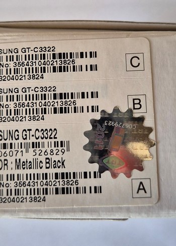 SAMSUNG GT-C3322 Tuşlu Cep Telefonu - Görsel 7