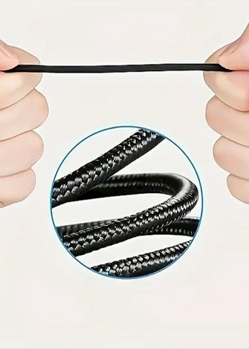 1 mt.60 W Hızlı Şarj Kablosu. USB-C-USB-C Samsung, Uyumlu - Görsel 2