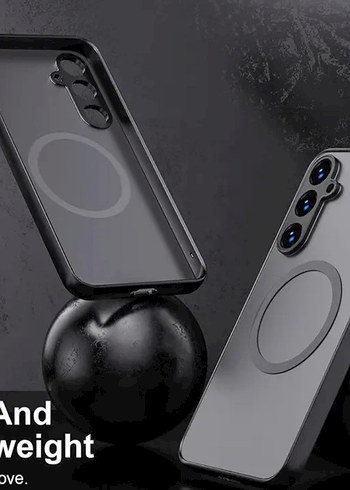 Samsung Galaxy S24 Plus Uyumlu Siyah Parlak Telefon Kılıfı - Görsel 2