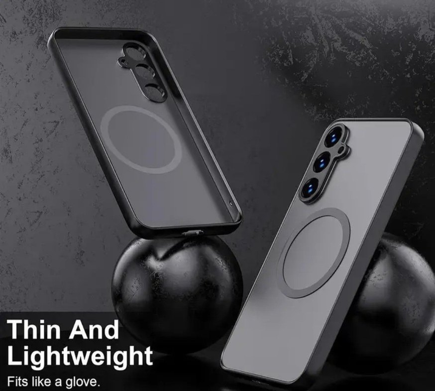 Samsung Galaxy S24 Plus Uyumlu Siyah Parlak Telefon Kılıfı - Görsel 2