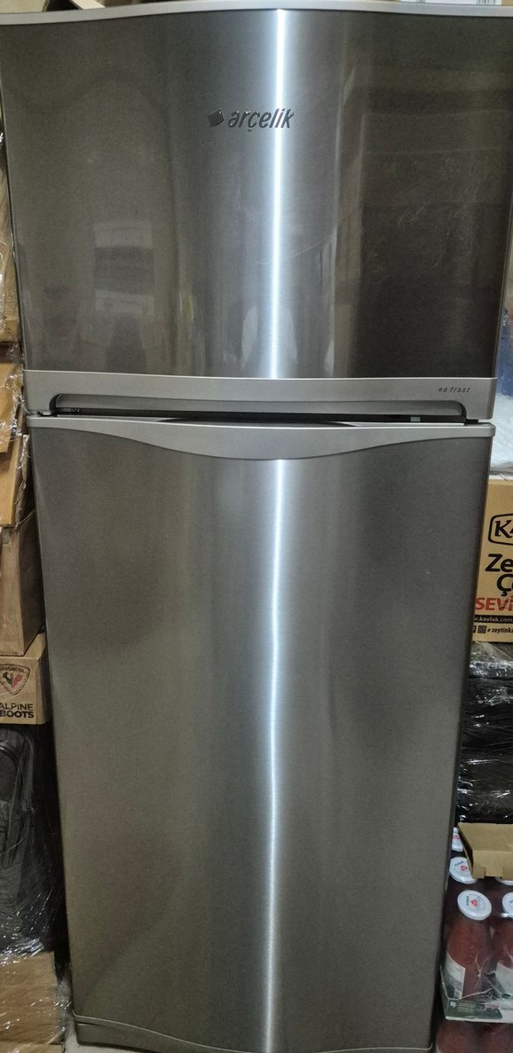 Arçelik Inox Üstten Donduruculu, sıfır gibi tertemiz Buzdolabı. - Görsel 2
