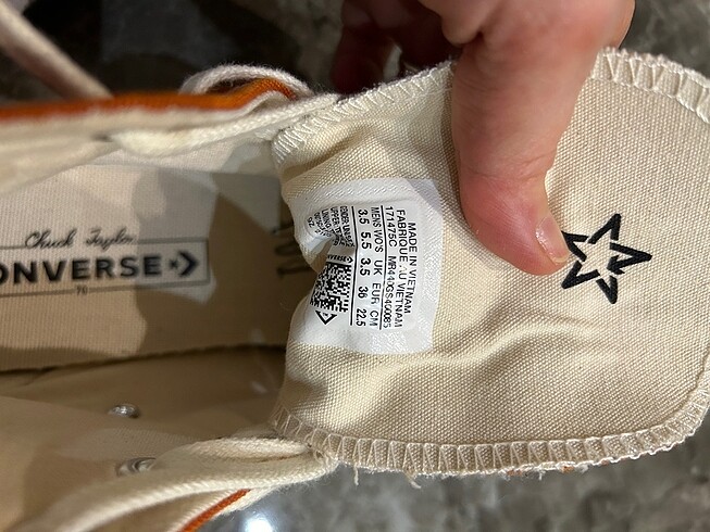 36 Beden Convers chuck70 serisi