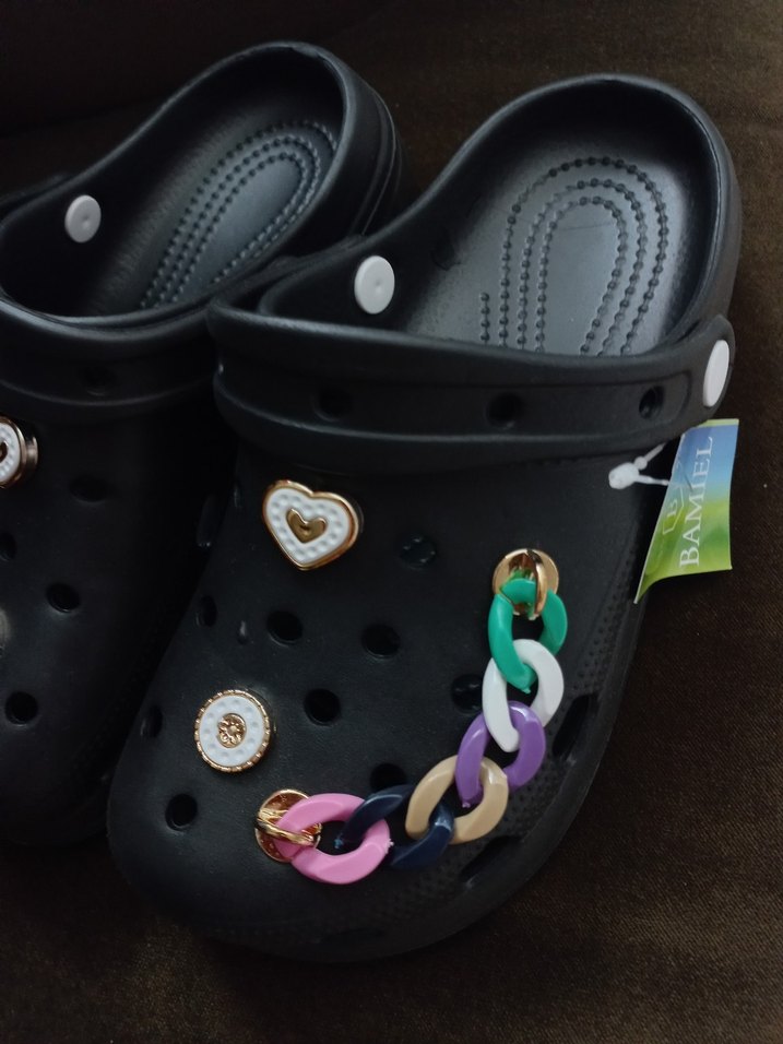 Renkli Zincirli  Kadın Terlik - Görsel 3