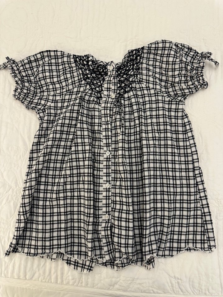 Kız Çocuk Bohem Nakışlı Beyaz Elbise - Görsel 3