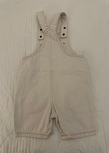 Bej Erkek Çocuk Kot Salopet - Görsel 4