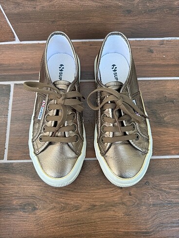 Superga Parlak Haki Yeşil Sneakers