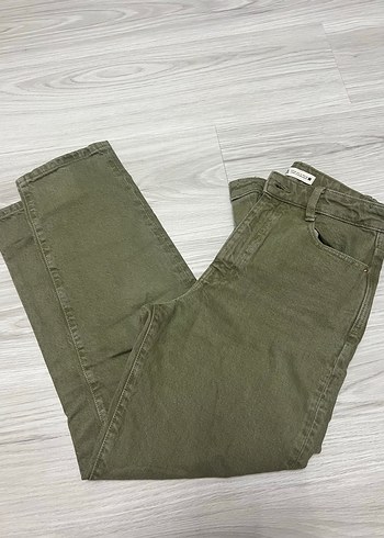 Zara haki kumaş pantolon - Görsel 3