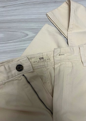 Stradivarius bej kargo bol pantolon - Görsel 3