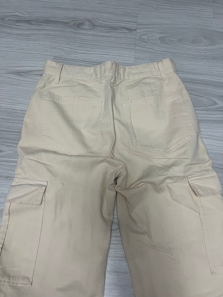 Stradivarius bej kargo bol pantolon - Görsel 4