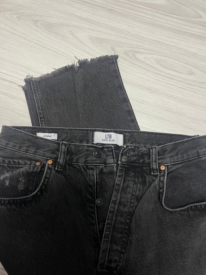 Ltb yüksek bel antrasit kot pantolon - Görsel 4