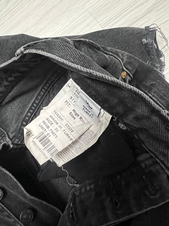 Ltb yüksek bel antrasit kot pantolon - Görsel 5