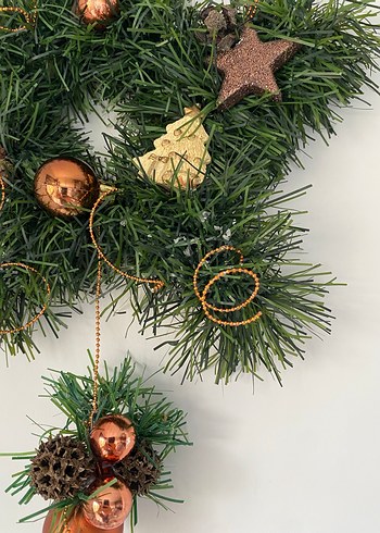 Yıldız  Yılbaşı kapı süsü - Görsel 4