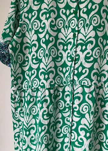 Sementa Düğmeli Uzun Elbise - Görsel 2