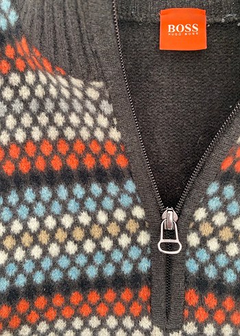 Boss orijinal yurtdışı dan alındı Yün Yüksek Yaka kazak - Görsel 2