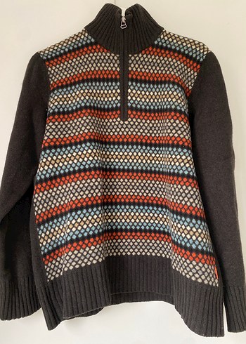 Boss orijinal yurtdışı dan alındı Yün Yüksek Yaka kazak - Görsel 3