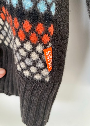 Boss orijinal yurtdışı dan alındı Yün Yüksek Yaka kazak - Görsel 4