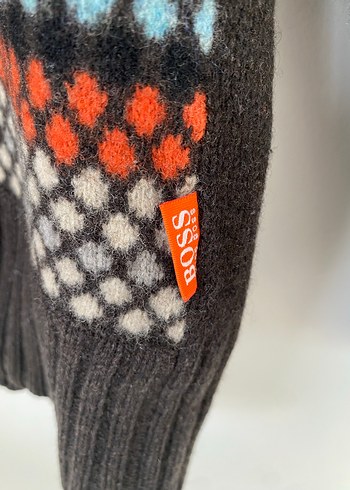 Boss orijinal yurtdışı dan alındı Yün Yüksek Yaka kazak - Görsel 5