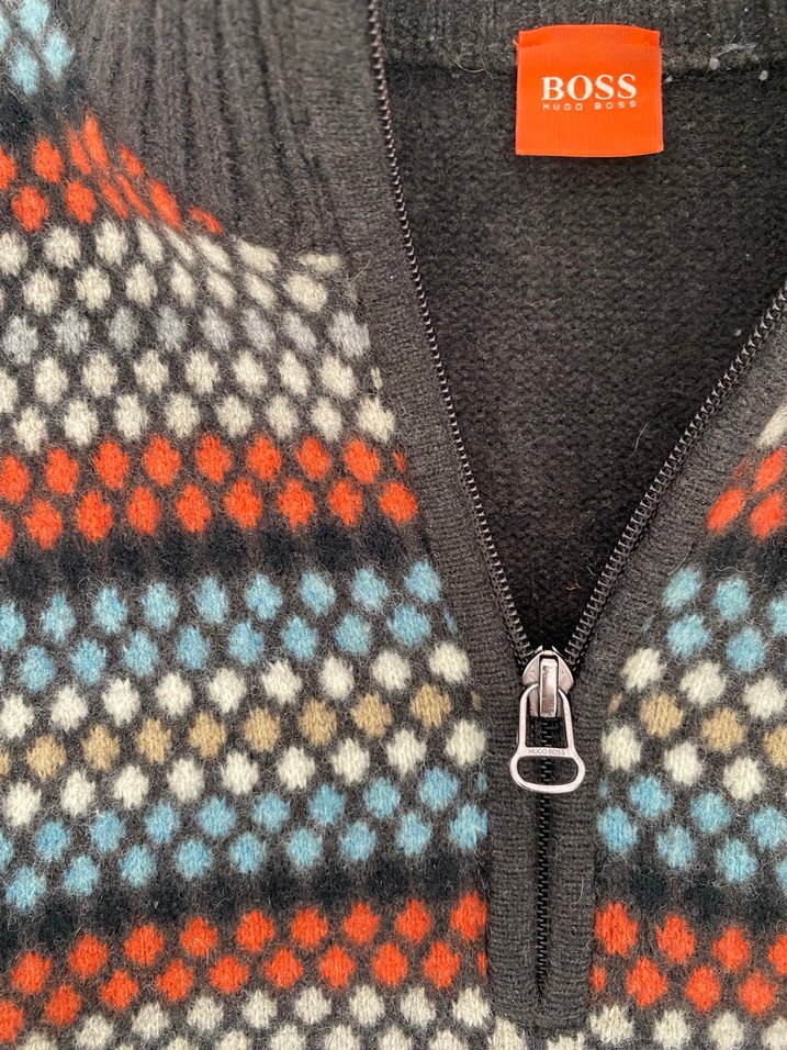 Boss orijinal yurtdışı dan alındı Yün Yüksek Yaka kazak - Görsel 2