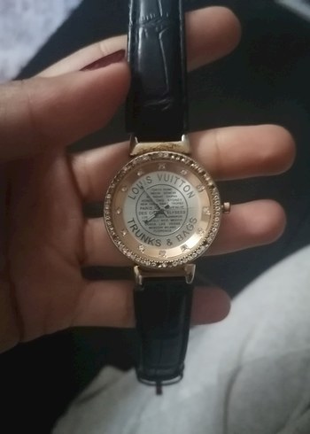 Parlak Altın Kadın Kol Saati, Tokalı