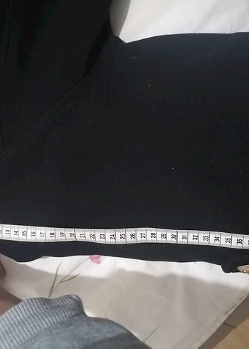 Düğmeli Siyah Kadın Midi kaban - Görsel 8