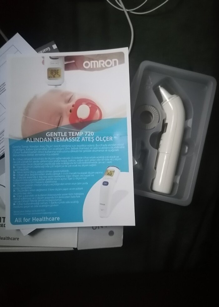 Omron MC 520 kulaktan ateş ölçme  - Görsel 4