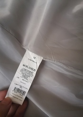 Düğmeli Gri Kadın Blazer Ceket - Görsel 6